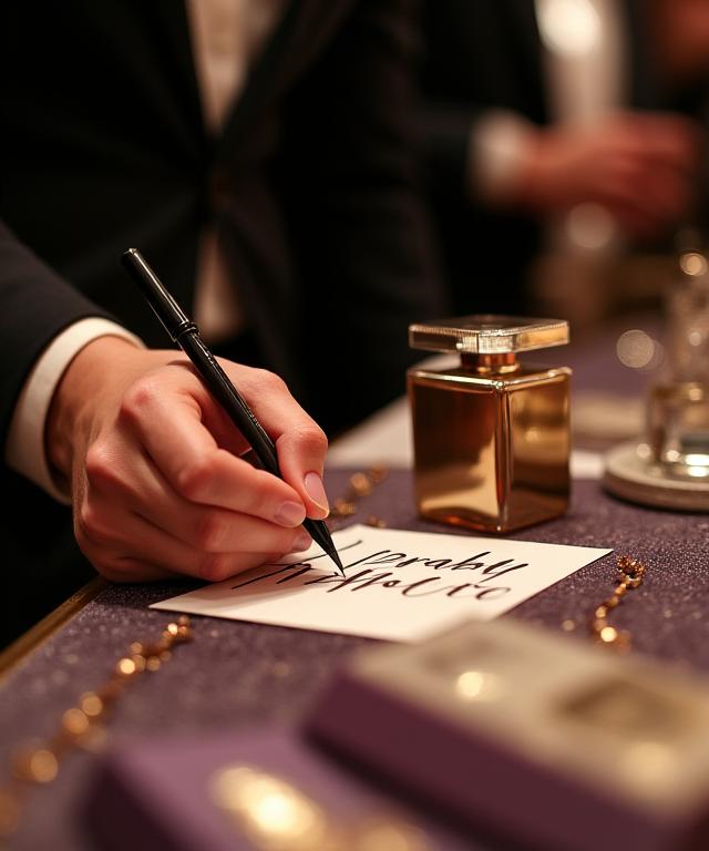 Live Event Kalligraphie Luxus Service
