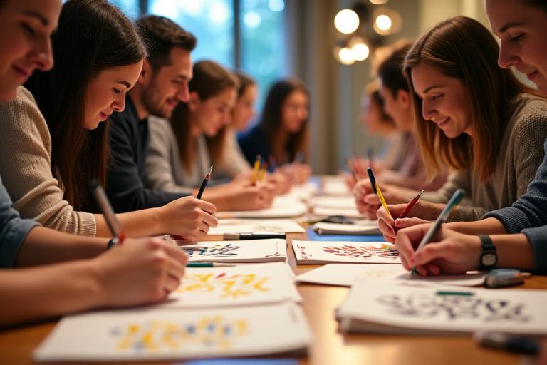 Personalisierte Lettering Workshops für Gruppen