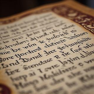 Religiöse Dokumente Kalligraphie
